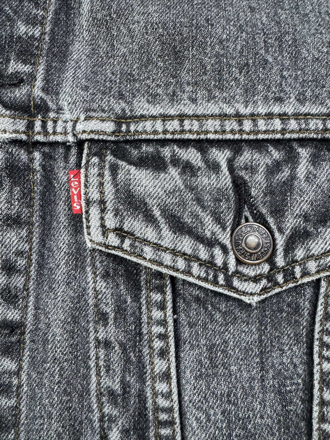 Levi's Stone Wash Trucker Jacket - XXL - Think Vintage