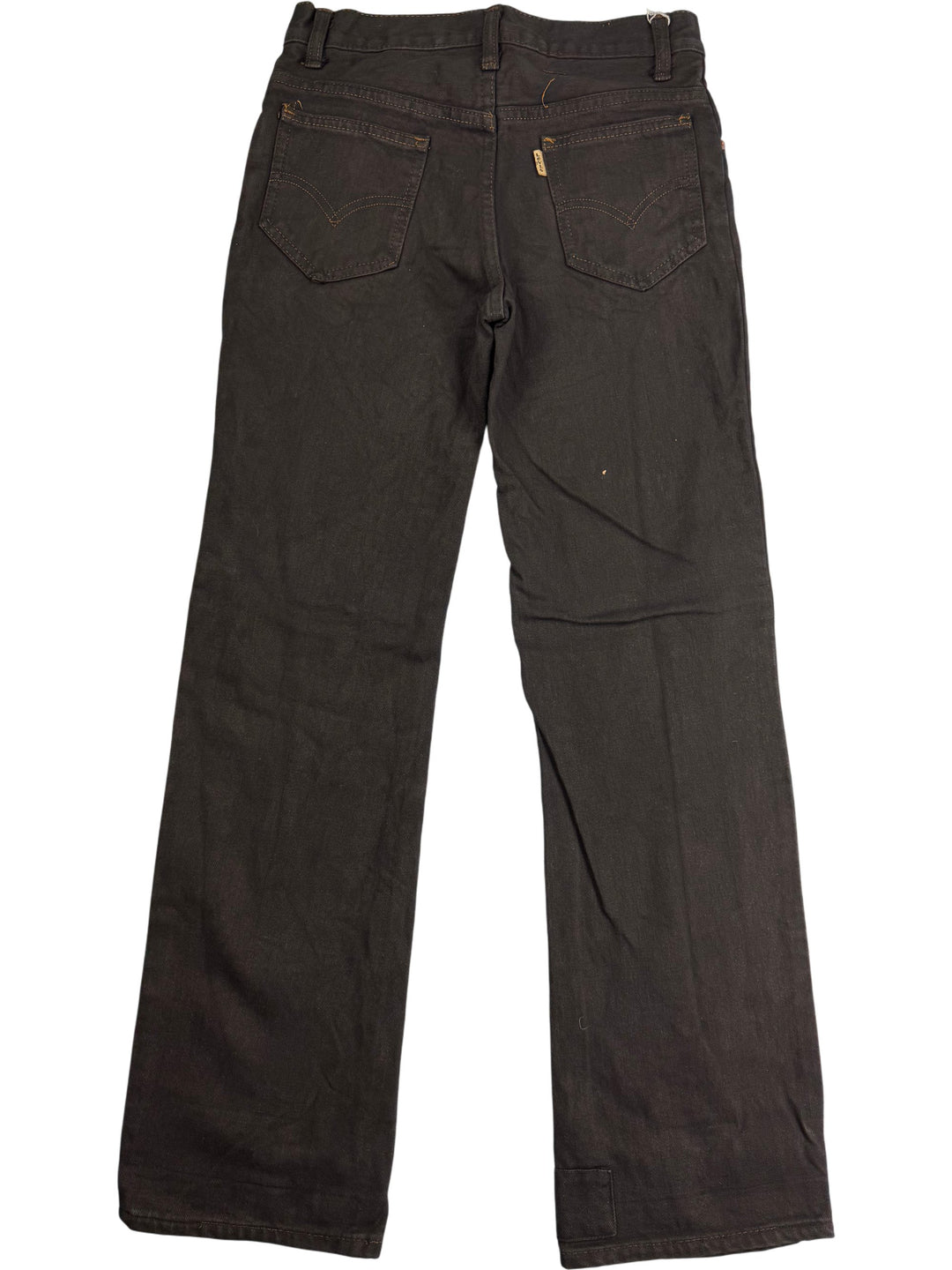 Levi's Straight Leg Black Denim Jeans - W28 L28 - Think Vintage ltd