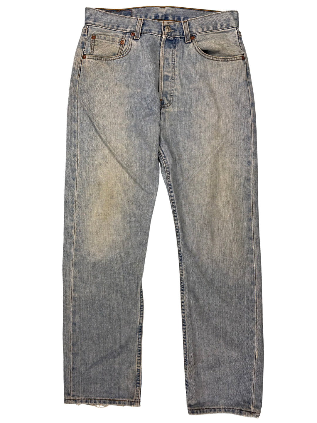 Levi's Strauss 501 Light Wash Denim Jeans - W31 L30 - Think Vintage