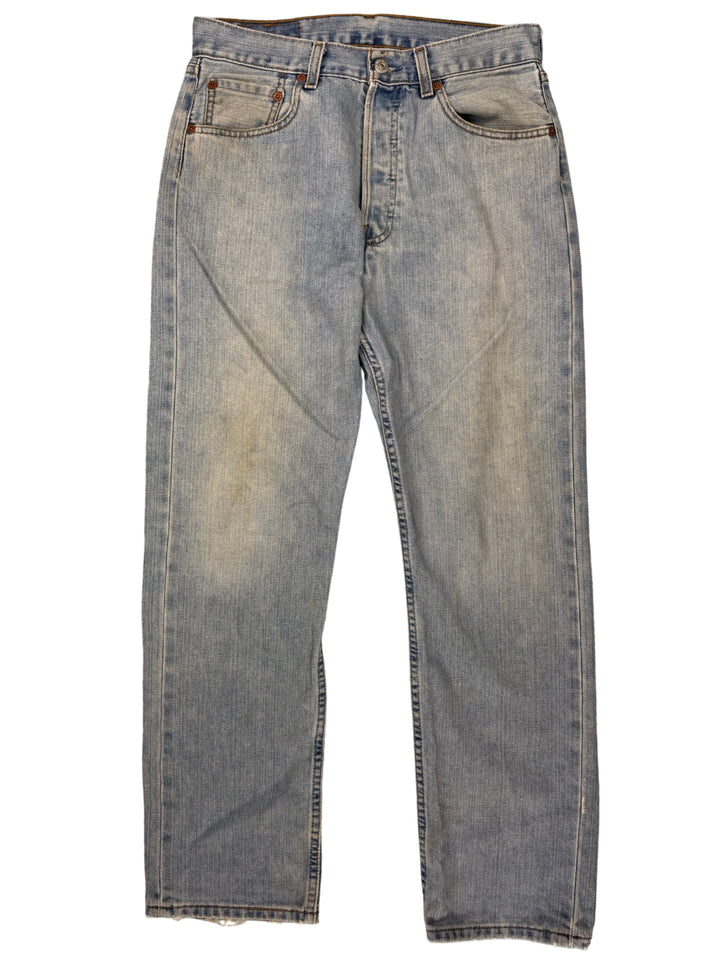 Levi's Strauss 501 Light Wash Denim Jeans - W31 L30 - Think Vintage