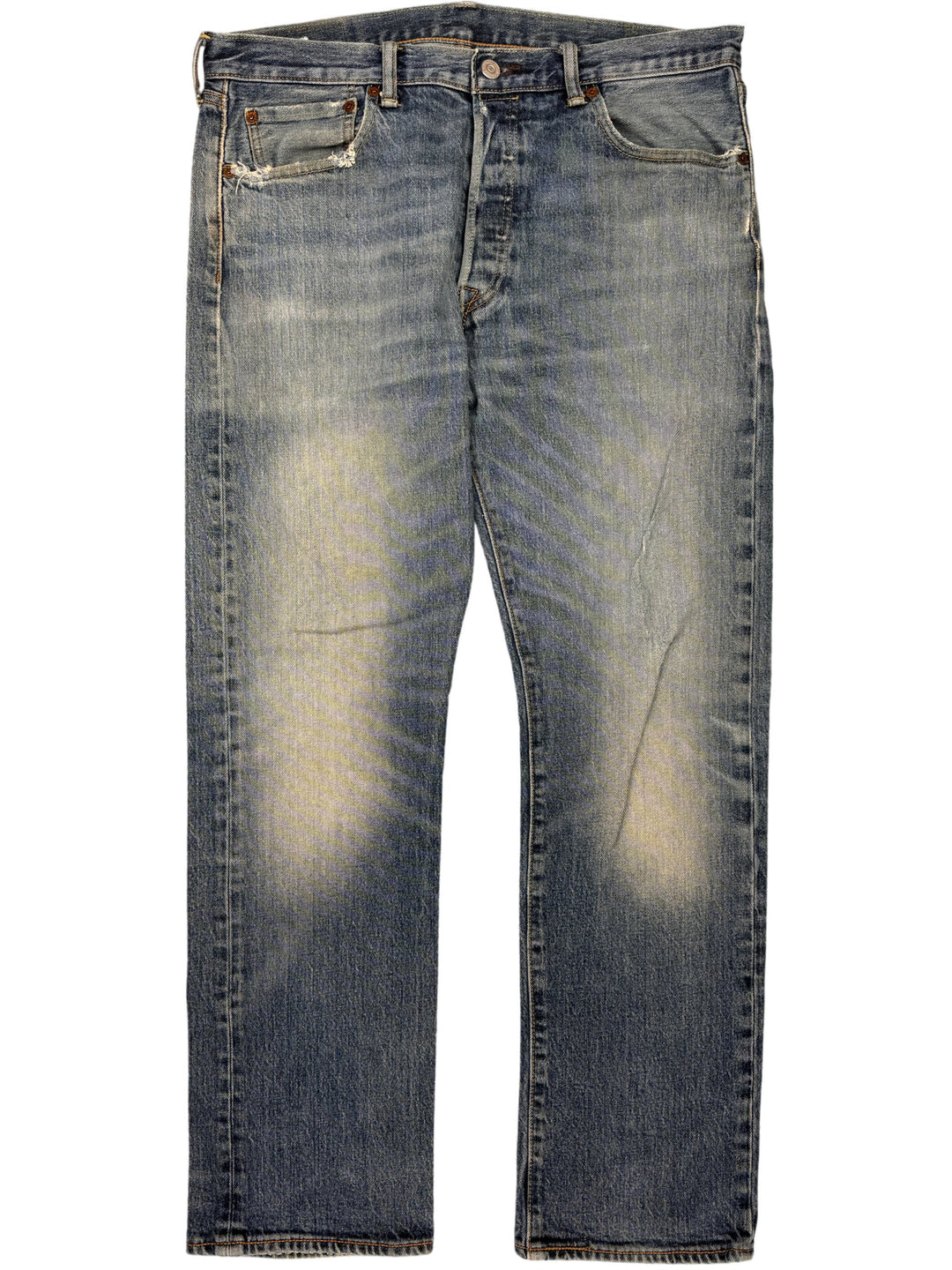 Levi's Strauss Straight Leg Denim Jeans - W34 L30 - Think Vintage