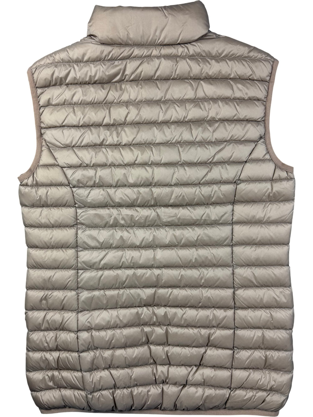 Lhotse Beige Puffer Vest - S - Think Vintage ltd