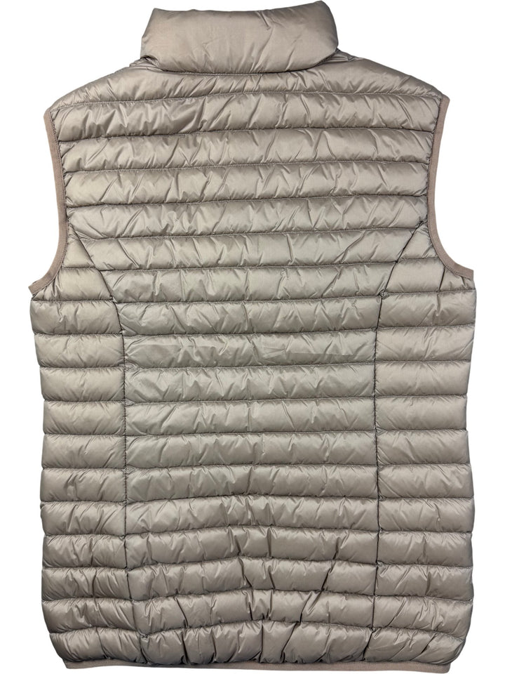 Lhotse Beige Puffer Vest - S - Think Vintage ltd