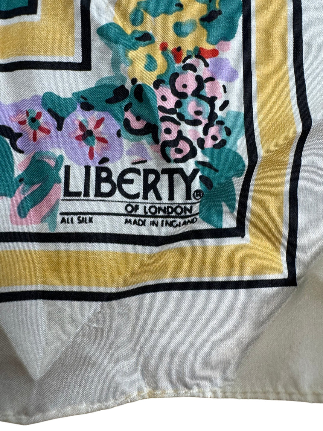 Liberty Floral Silk Scarf - Think Vintage ltd