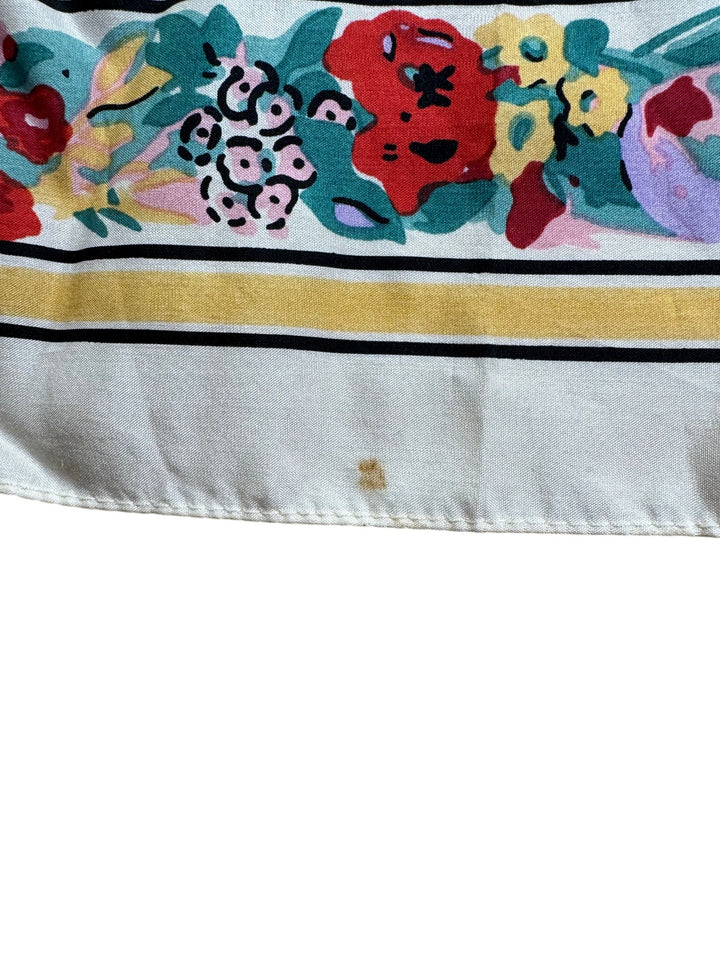 Liberty Floral Silk Scarf - Think Vintage ltd