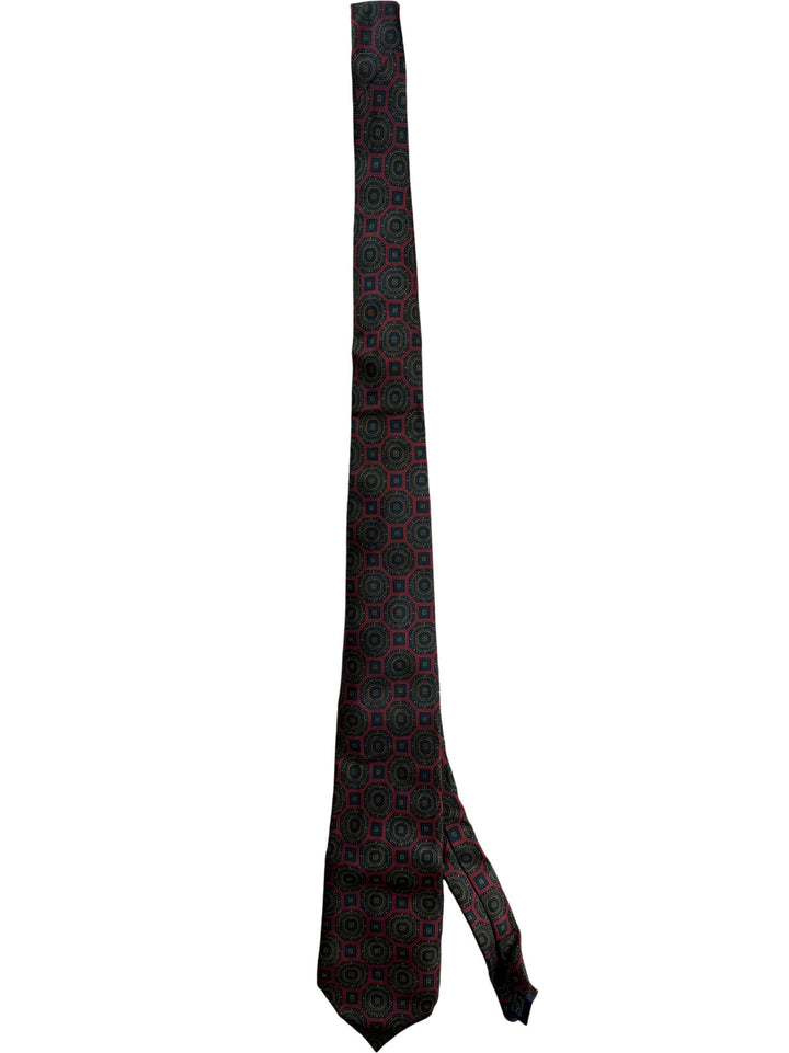 Liberty Geometric Pattern Necktie - Think Vintage ltd