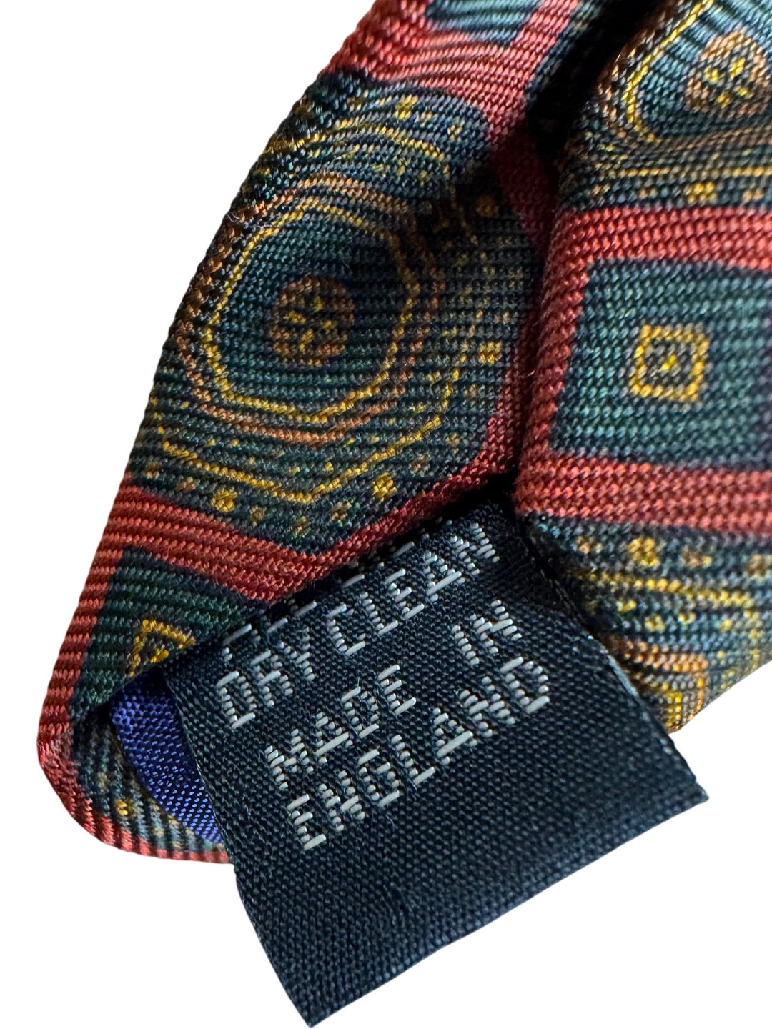 Liberty Geometric Pattern Necktie - Think Vintage ltd