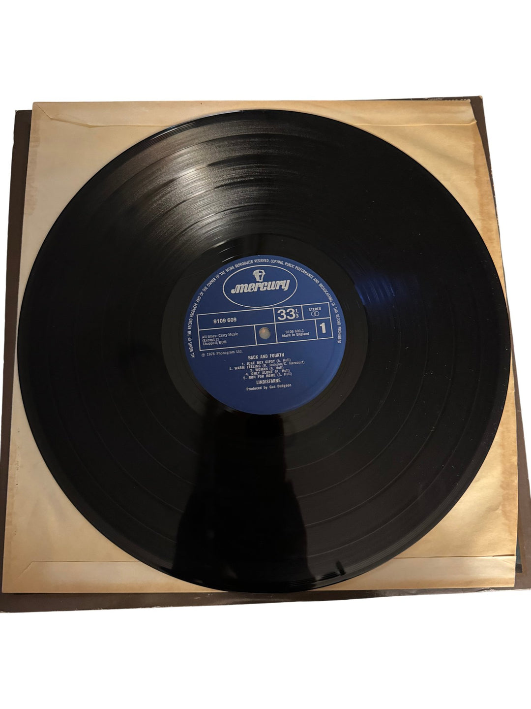Lindisfarne Back and Fourth Vinyl - Good - Think Vintage ltd