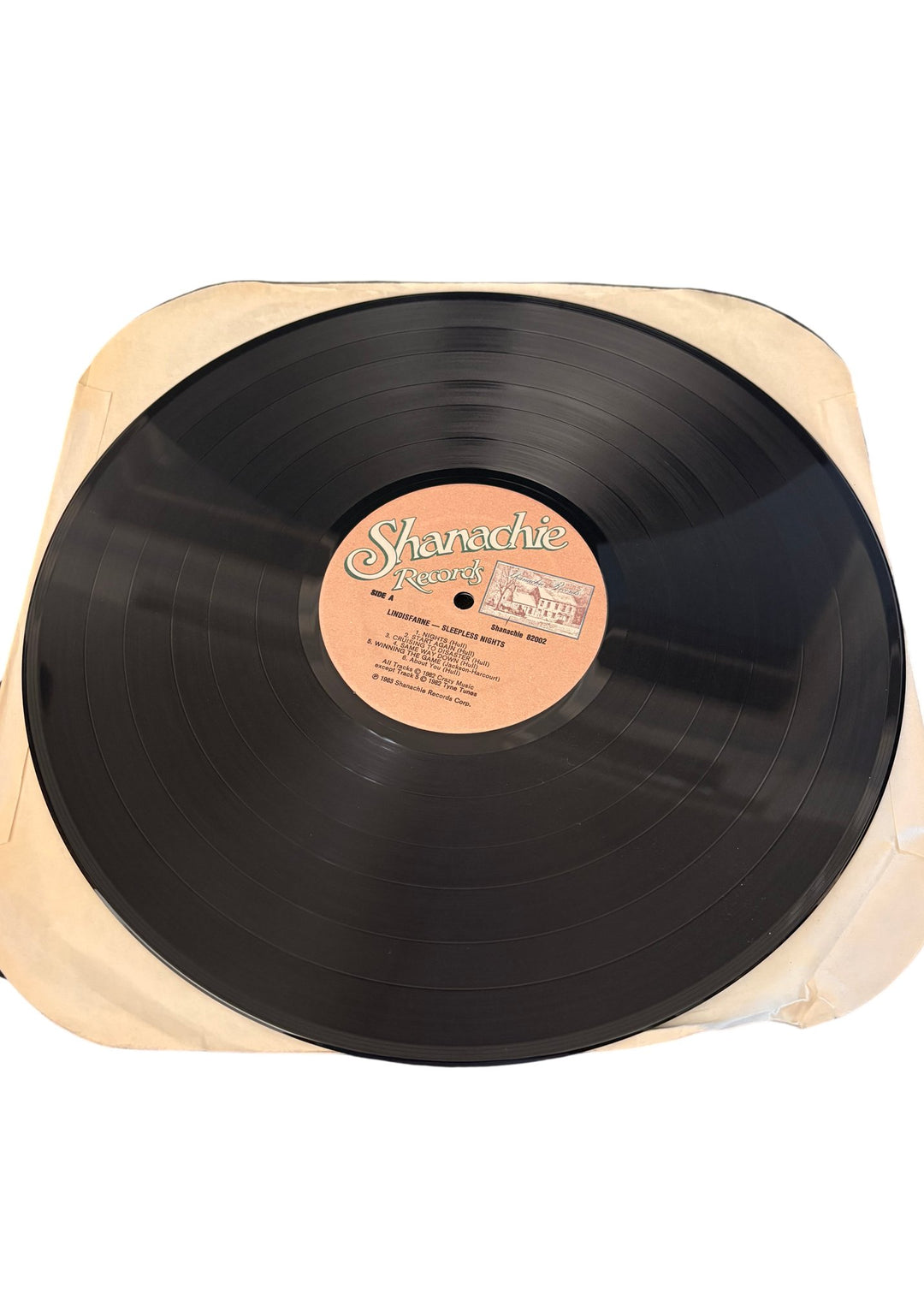 Lindisfarne Sleepless Nights Vinyl Record - Fair - Think Vintage ltd