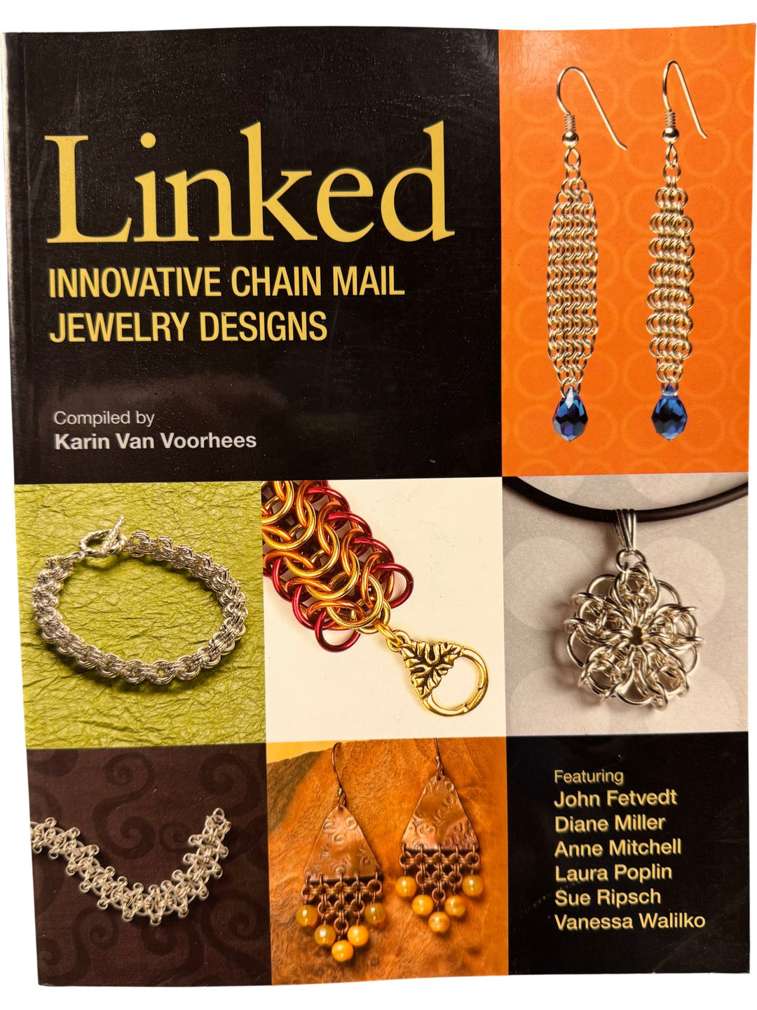 Linked Innovative Chain Mail Jewelry Designs Book - Think Vintage ltd