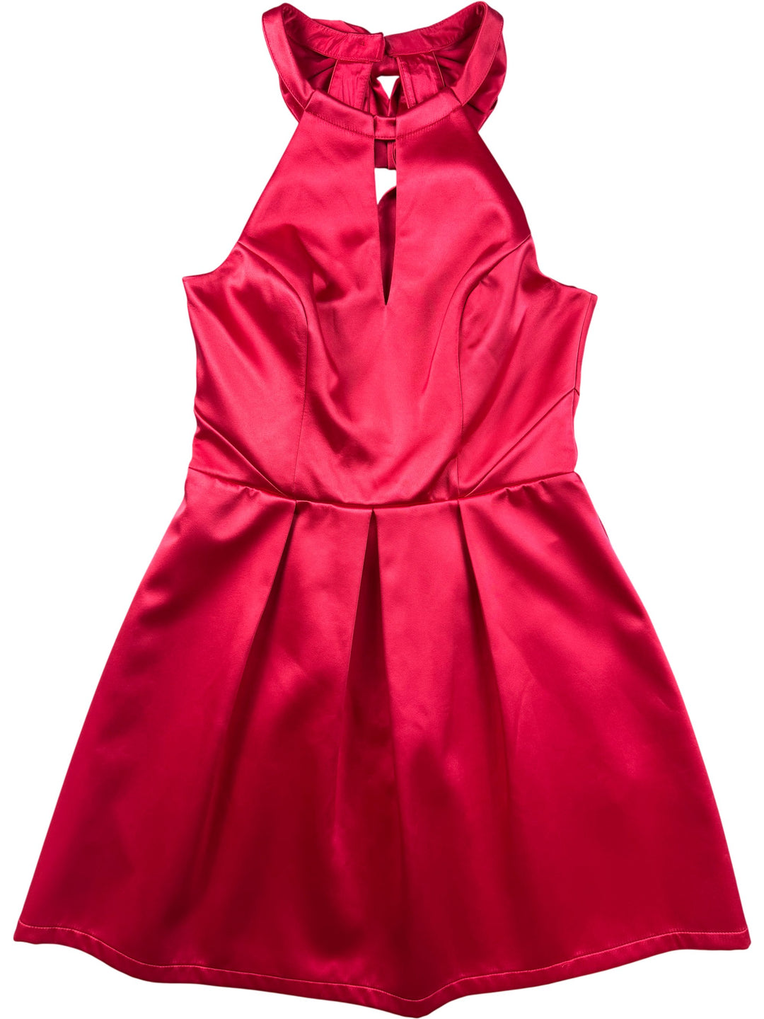Lipsy London Halter Neck Pink Dress - S - Think Vintage Online Ltd