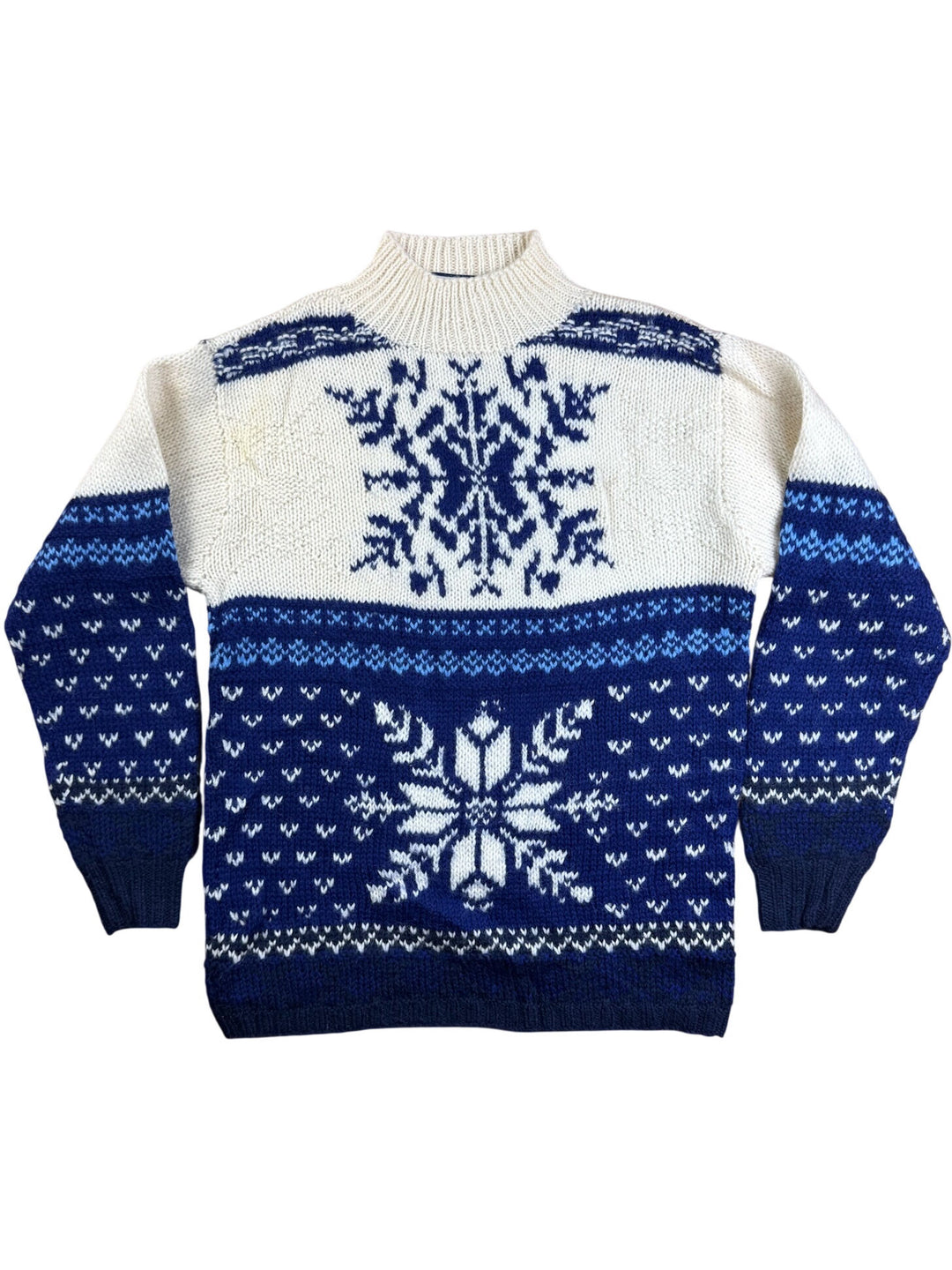 Liz Claiborne LIZSPORT Wool Snowflake Sweater - S