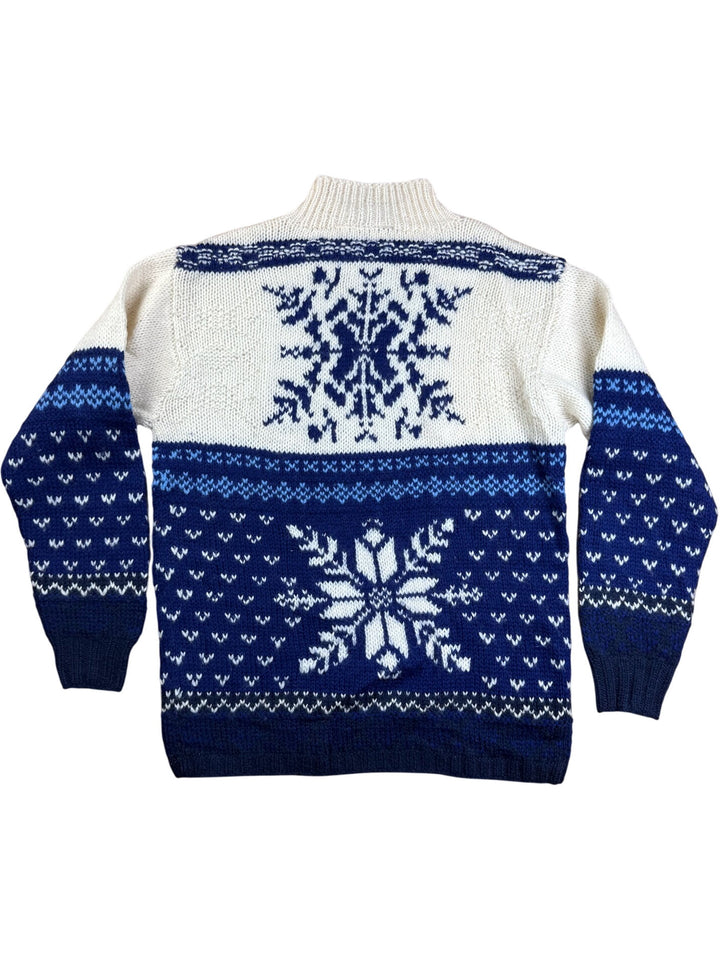 Liz Claiborne LIZSPORT Wool Snowflake Sweater - S