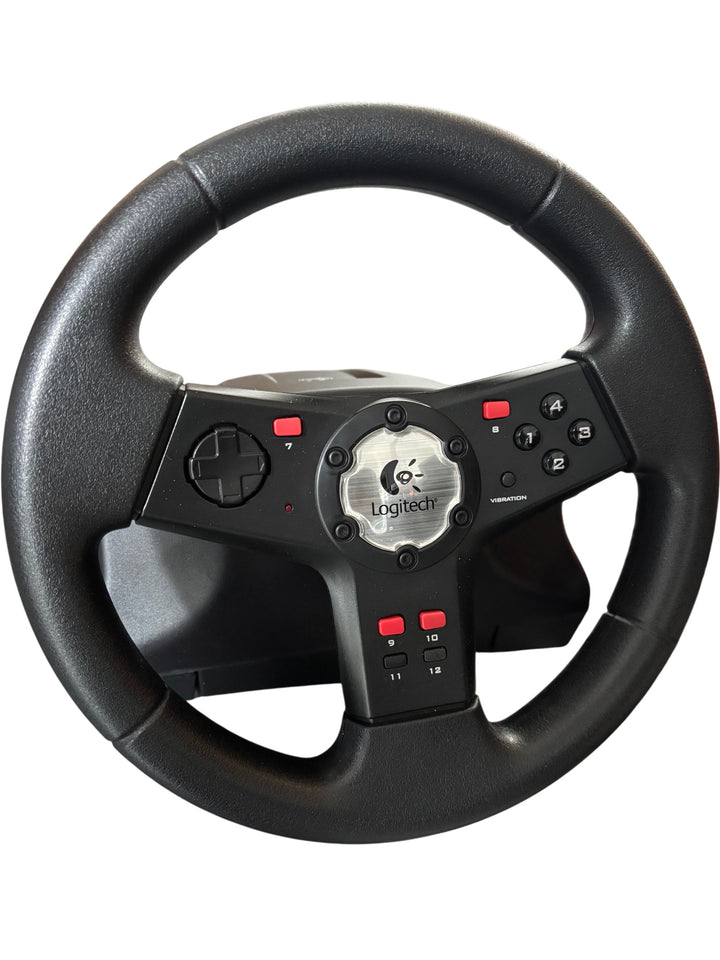 Logitech Formula Vibration Feedback Wheel And Pedals For PC - Think Vintage
