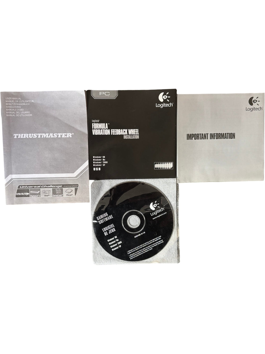 Logitech Formula Vibration Feedback Wheel And Pedals For PC - Think Vintage Online Ltd