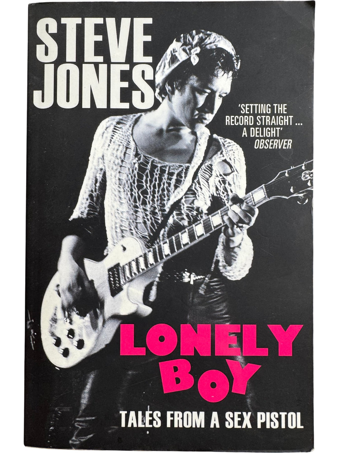 Lonely Boy Tales From A Sex Pistol Book - Think Vintage ltd