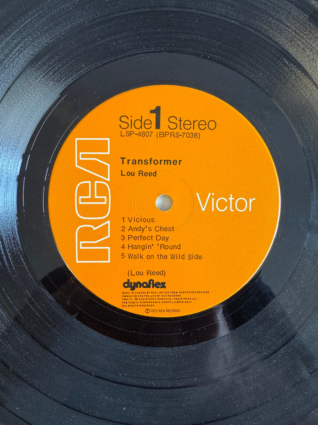 Lou Reed Transformer Vinyl Record - Fair - Think Vintage ltd