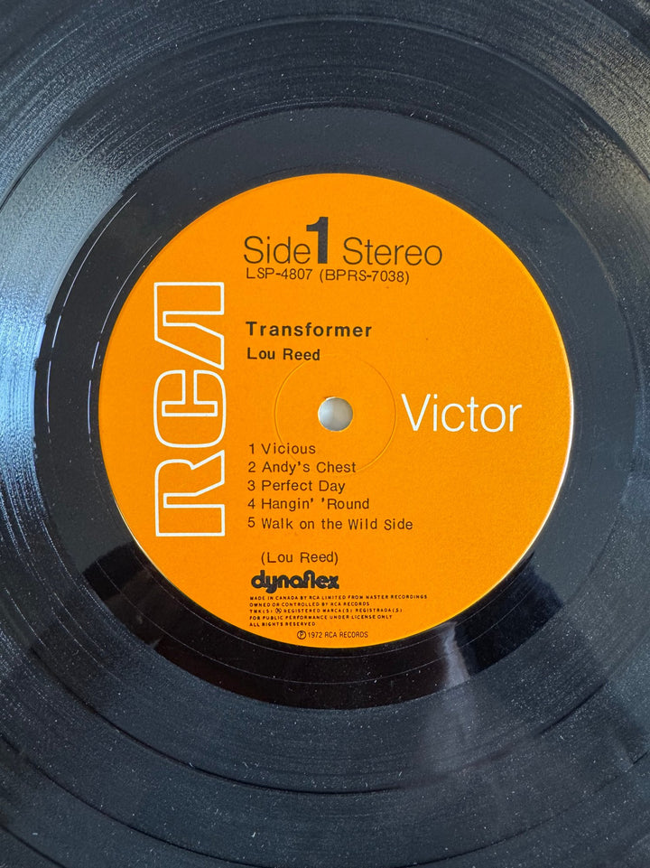 Lou Reed Transformer Vinyl Record - Fair - Think Vintage ltd