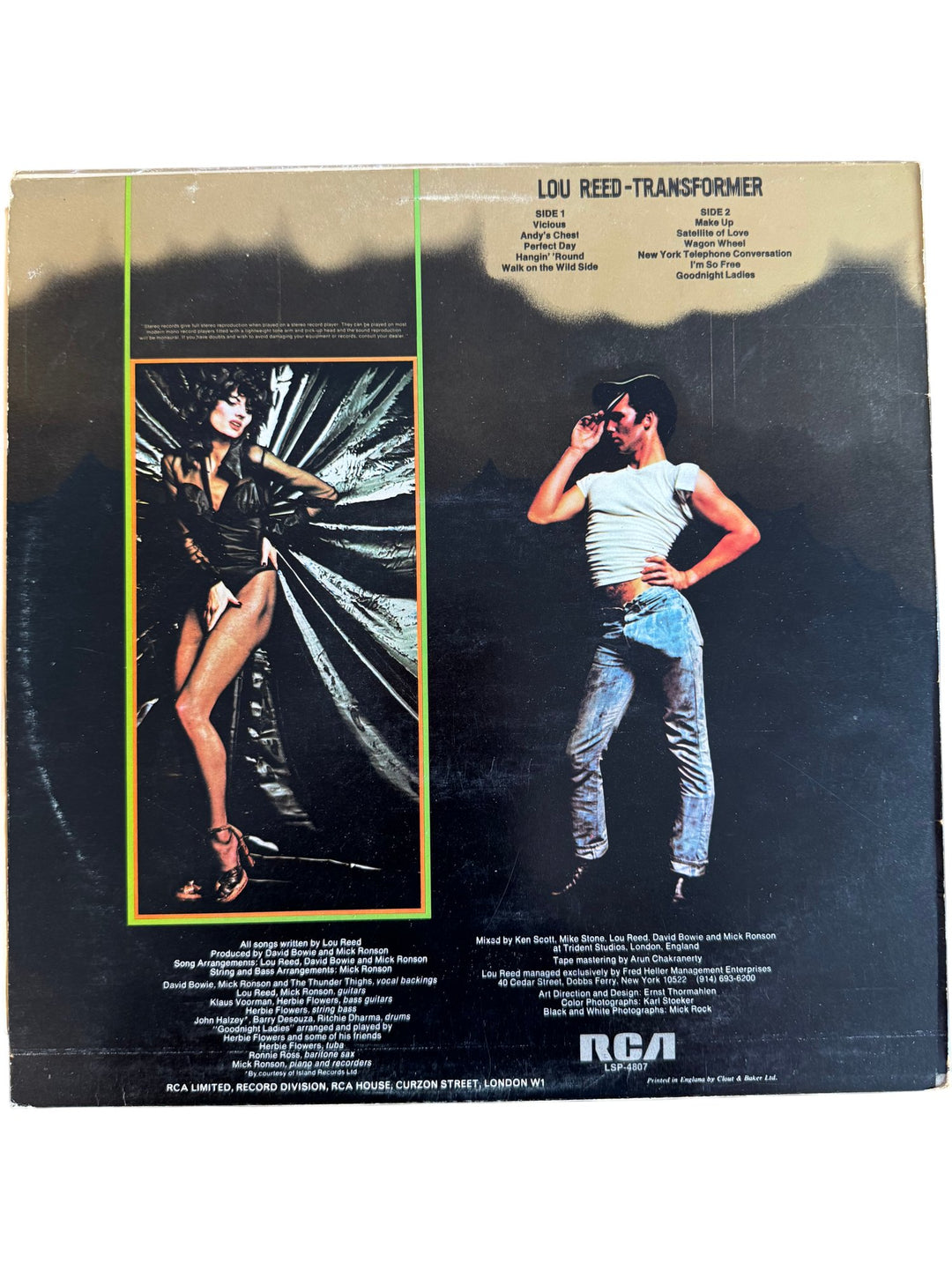 Lou Reed Transformer Vinyl Record - Fair - Think Vintage ltd