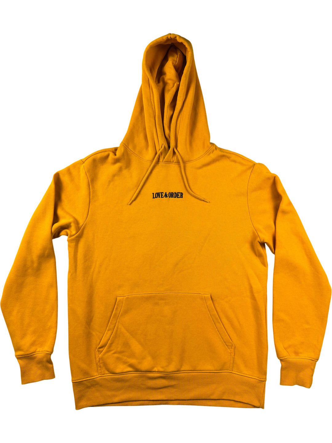 Love & Order Graphic Hoodie - M - Think Vintage Online Ltd