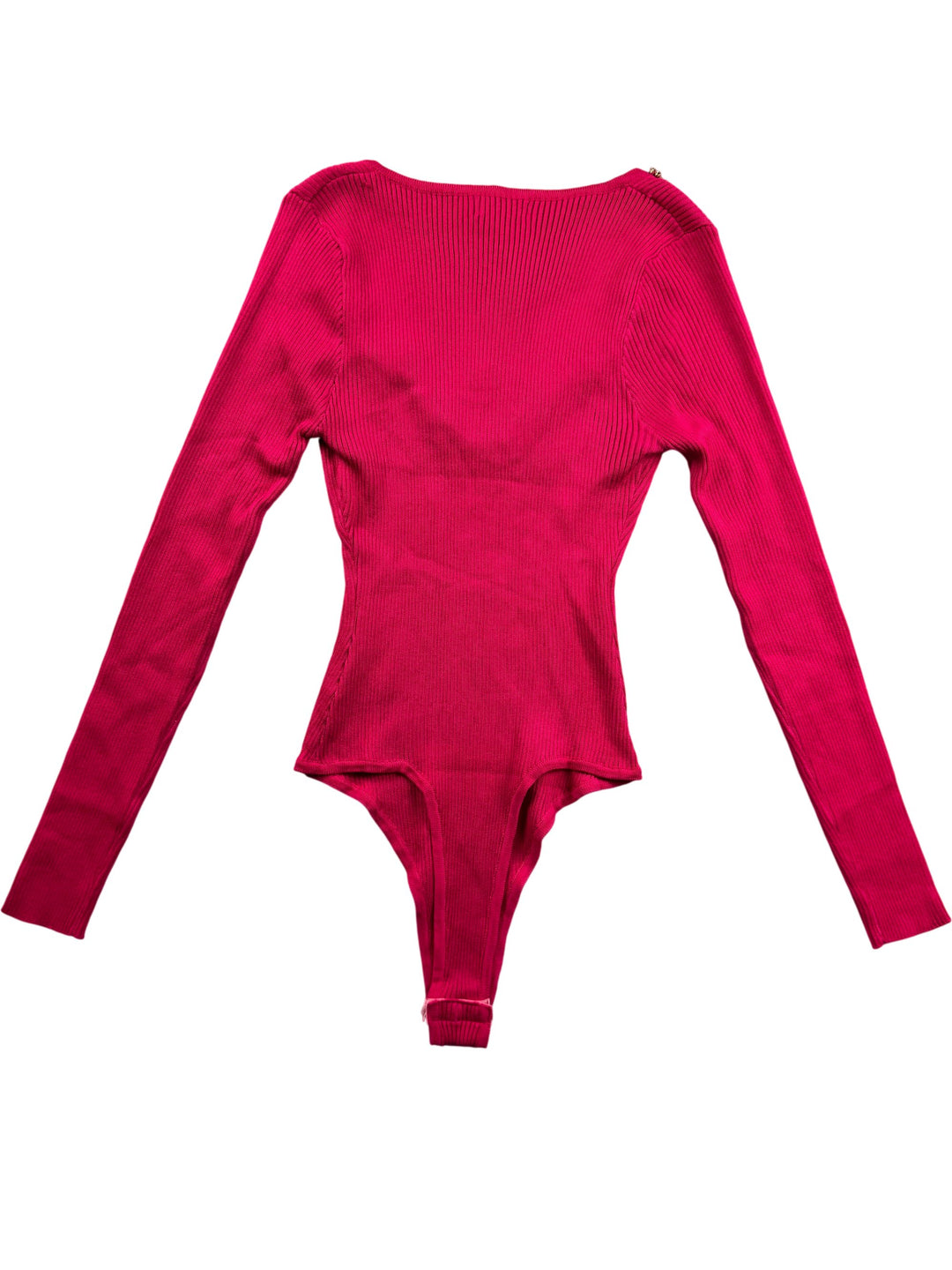 Lovery Pink Long Sleeve Bodysuit - XS - Think Vintage Online Ltd