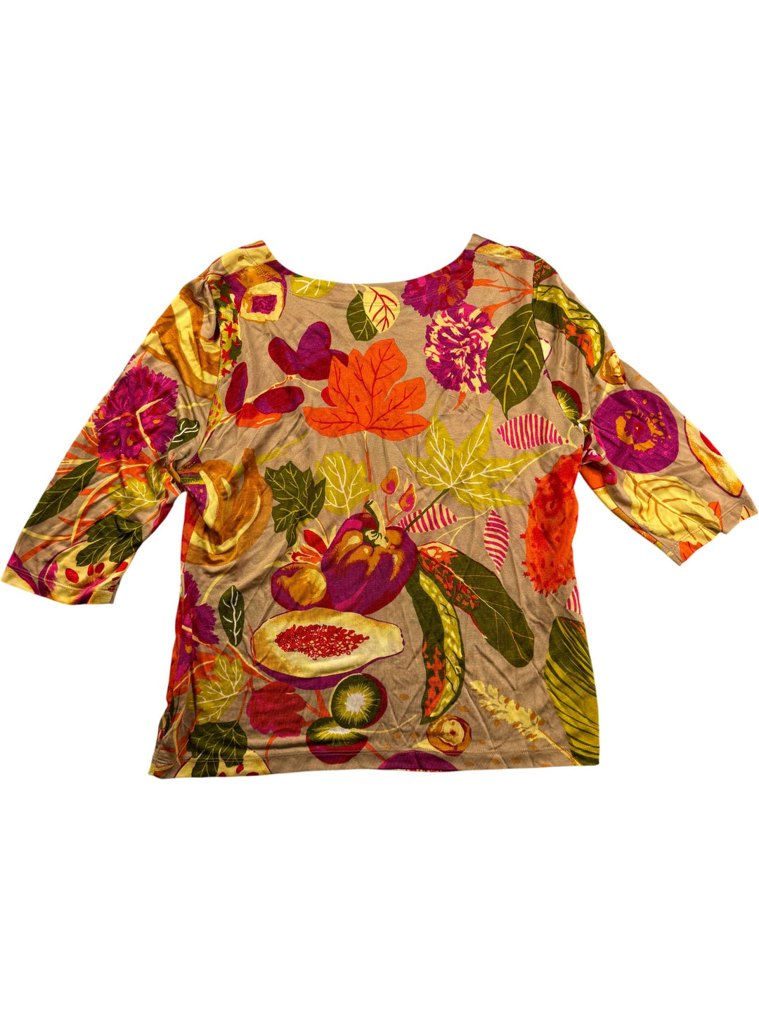 Luis Civit Floral Patterned Top - S/M - Think Vintage ltd