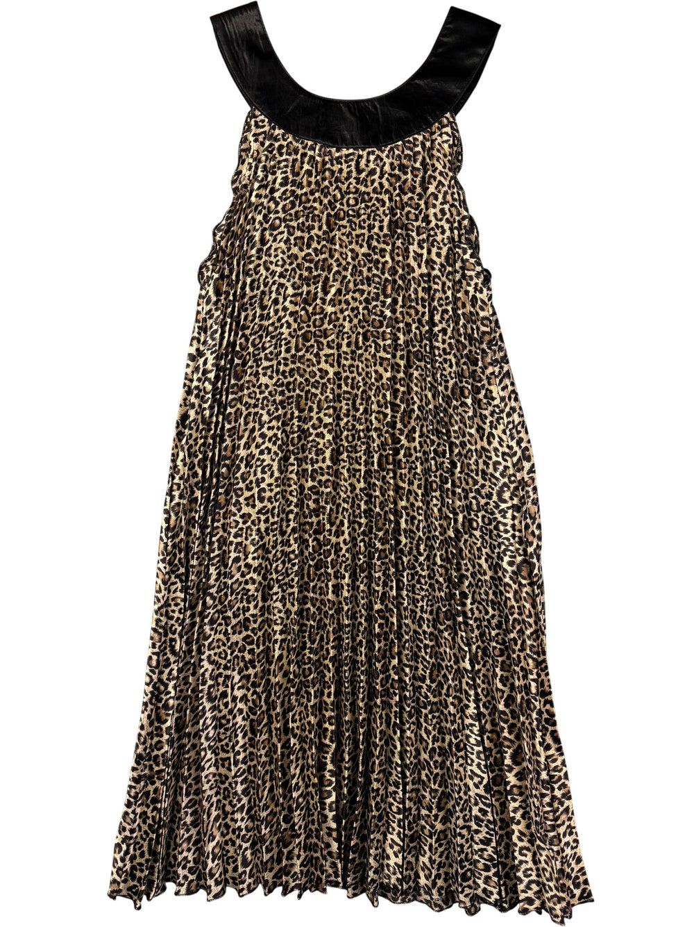 Lusa Leopard Print Sleeveless Dress - M - Think Vintage ltd