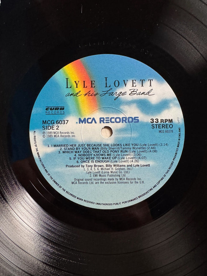 Lyle Lovett and His Large Band Vinyl - Very Good+