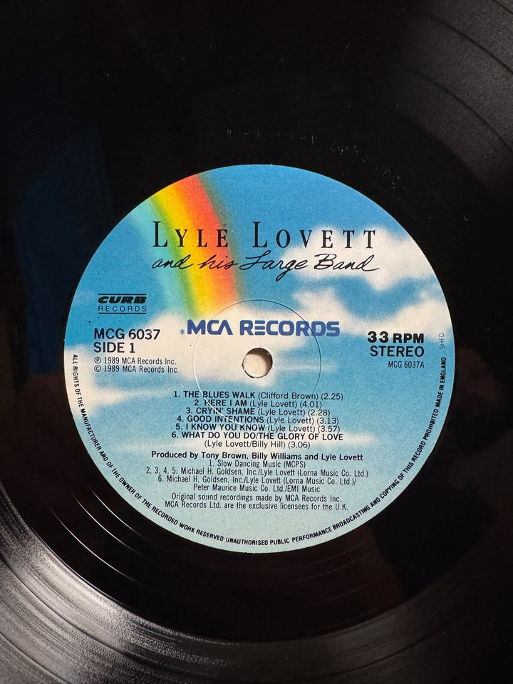 Lyle Lovett and His Large Band Vinyl - Very Good+
