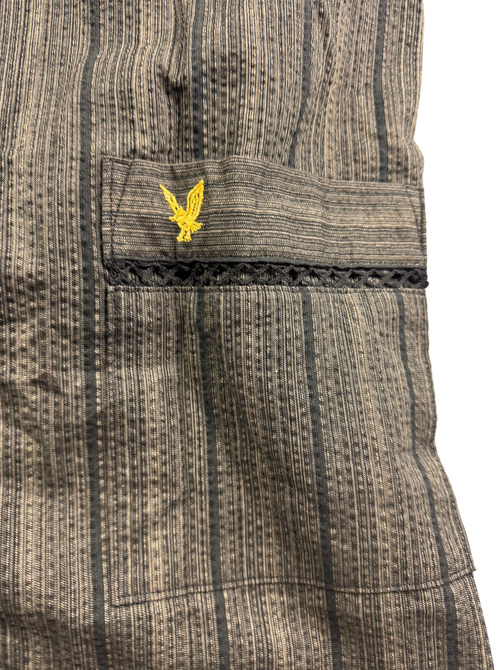 Lyle & Scott Striped Kimono Jacket - XL - Think Vintage ltd