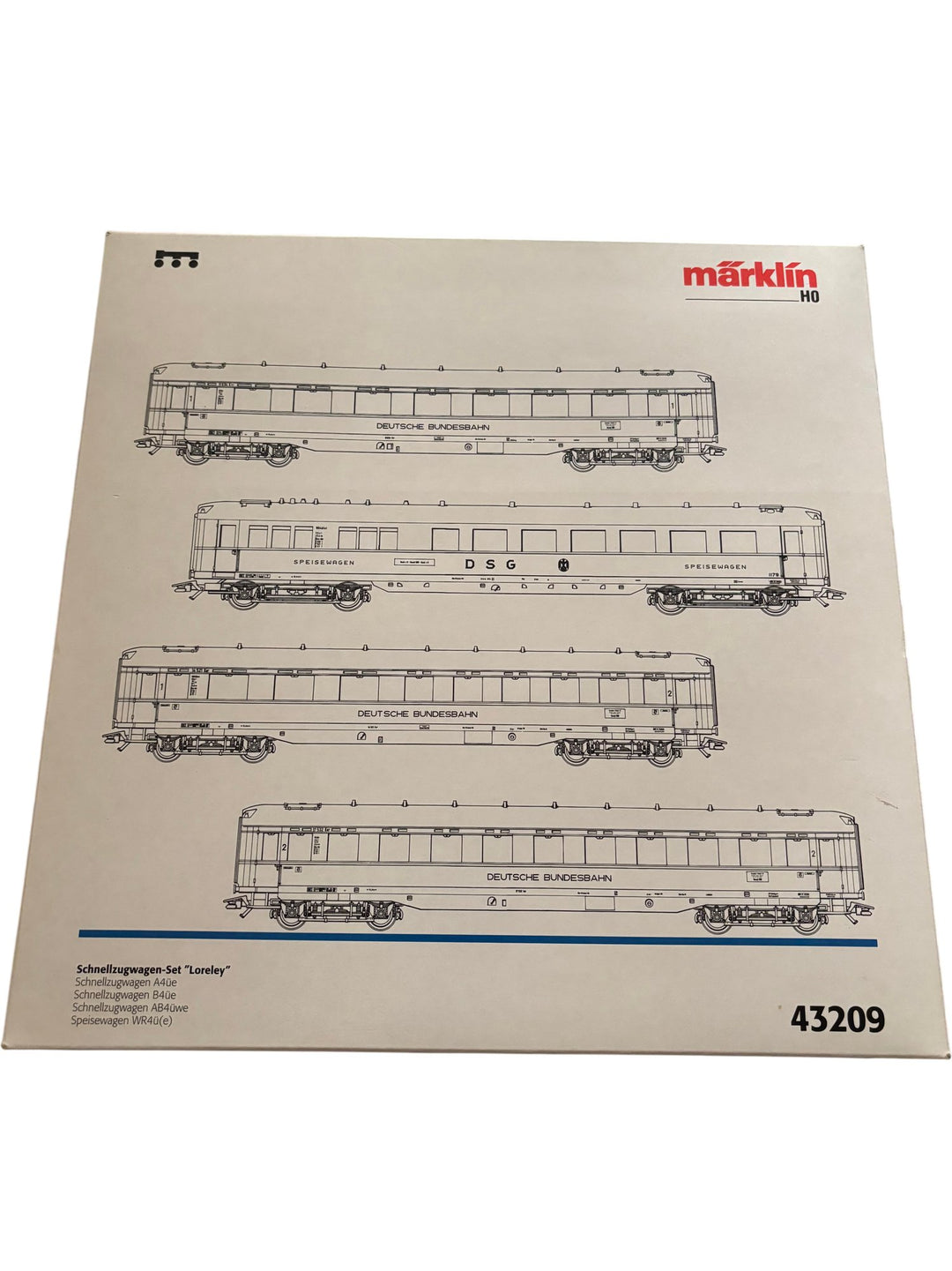 Märklin HO Schnellzugwagen-Set Loreley 43209 - Think Vintage ltd