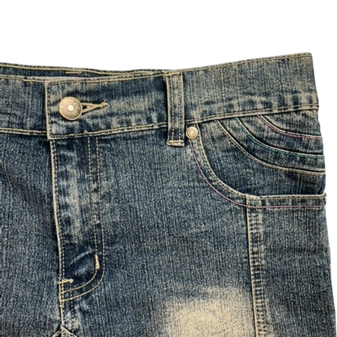 MG Jeans Denim Skirt - M - Think Vintage