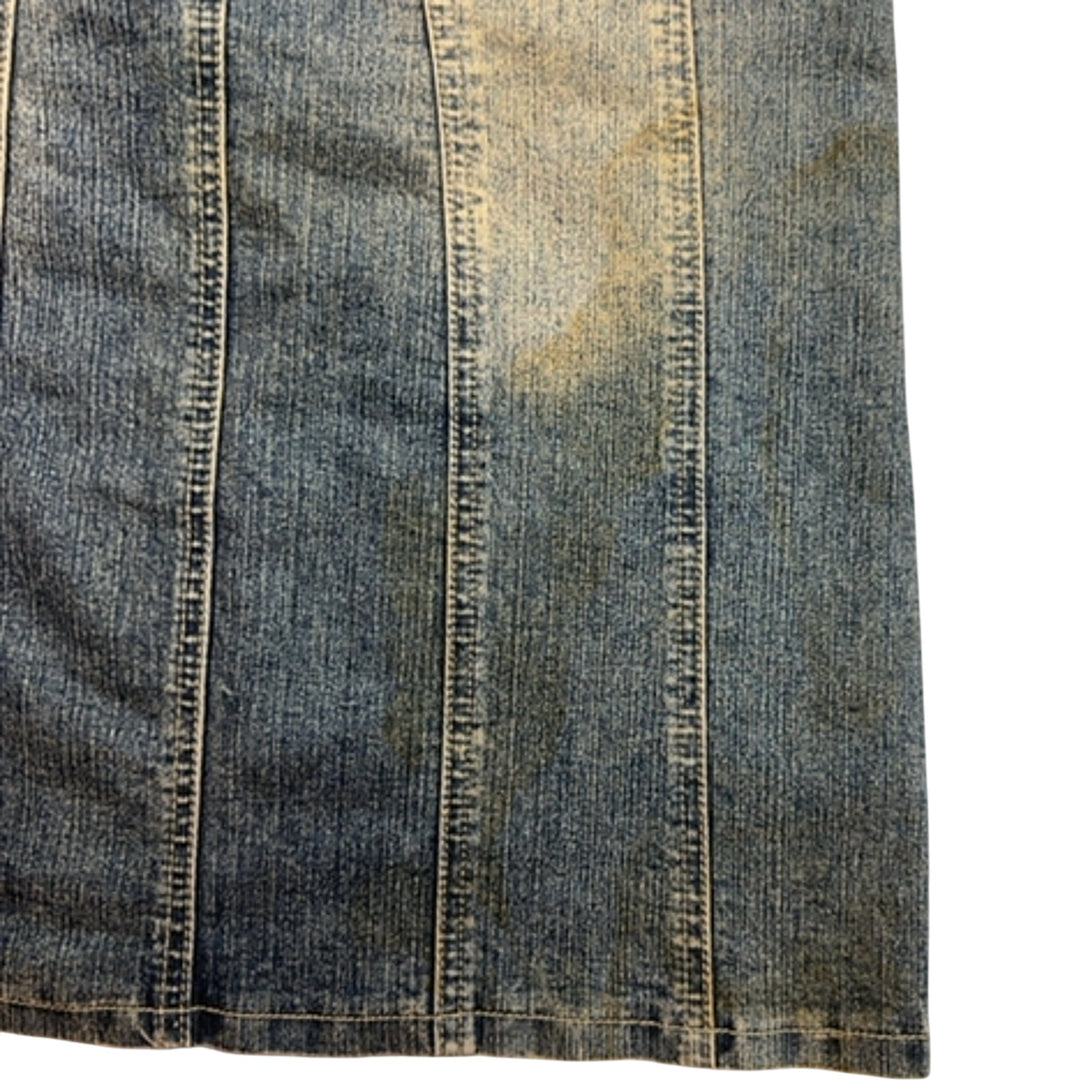 MG Jeans Denim Skirt - M - Think Vintage ltd