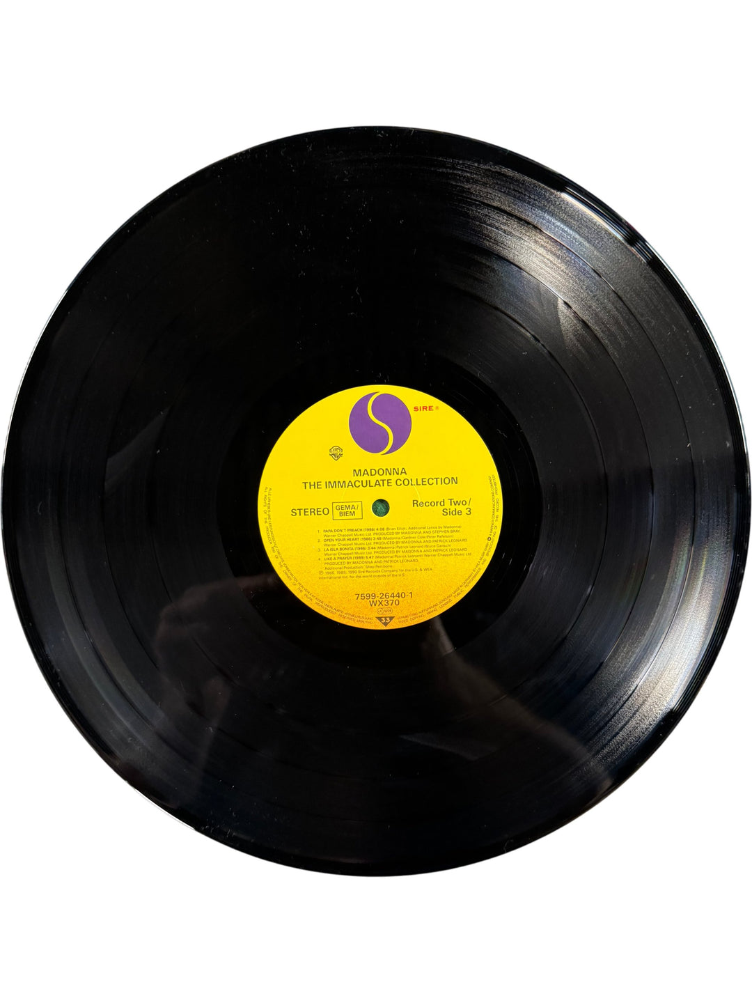 Madonna The Immaculate Collection Vinyl LP - Think Vintage Online Ltd