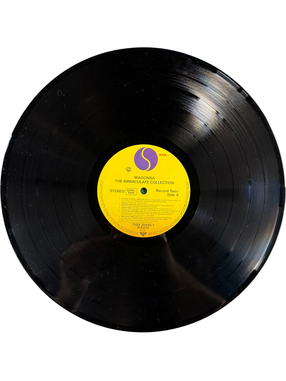 Madonna The Immaculate Collection Vinyl LP - Think Vintage Online Ltd