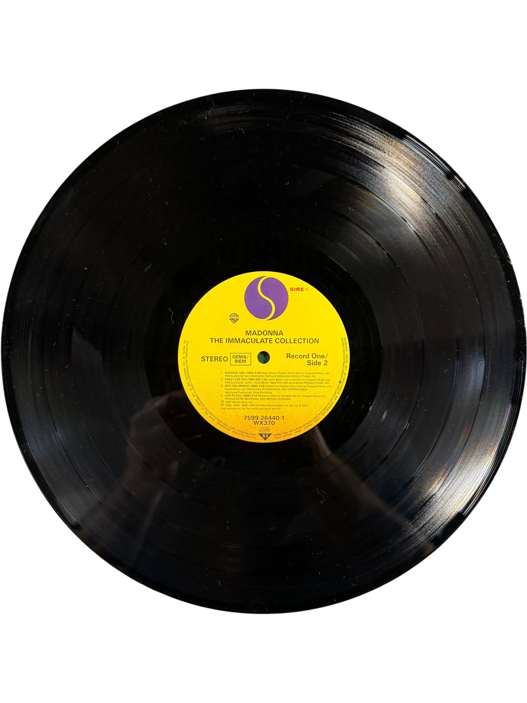 Madonna The Immaculate Collection Vinyl LP - Think Vintage Online Ltd