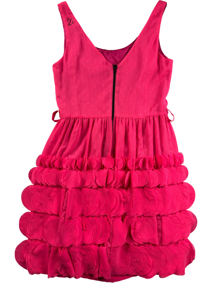 Maggio Pink Sleeveless Dress - S - Think Vintage Online Ltd