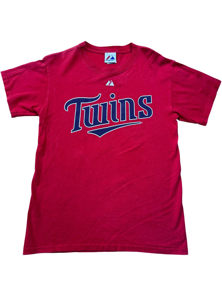 Majestic Twins Red Graphic T-Shirt - S