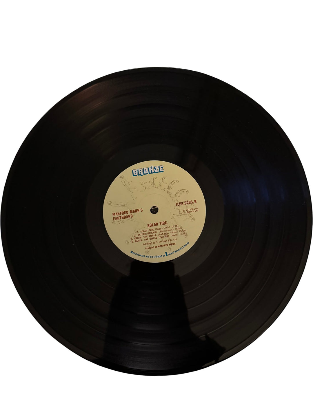 Manfred Mann's Earth Band Solar Fire Vinyl - Good - Think Vintage ltd
