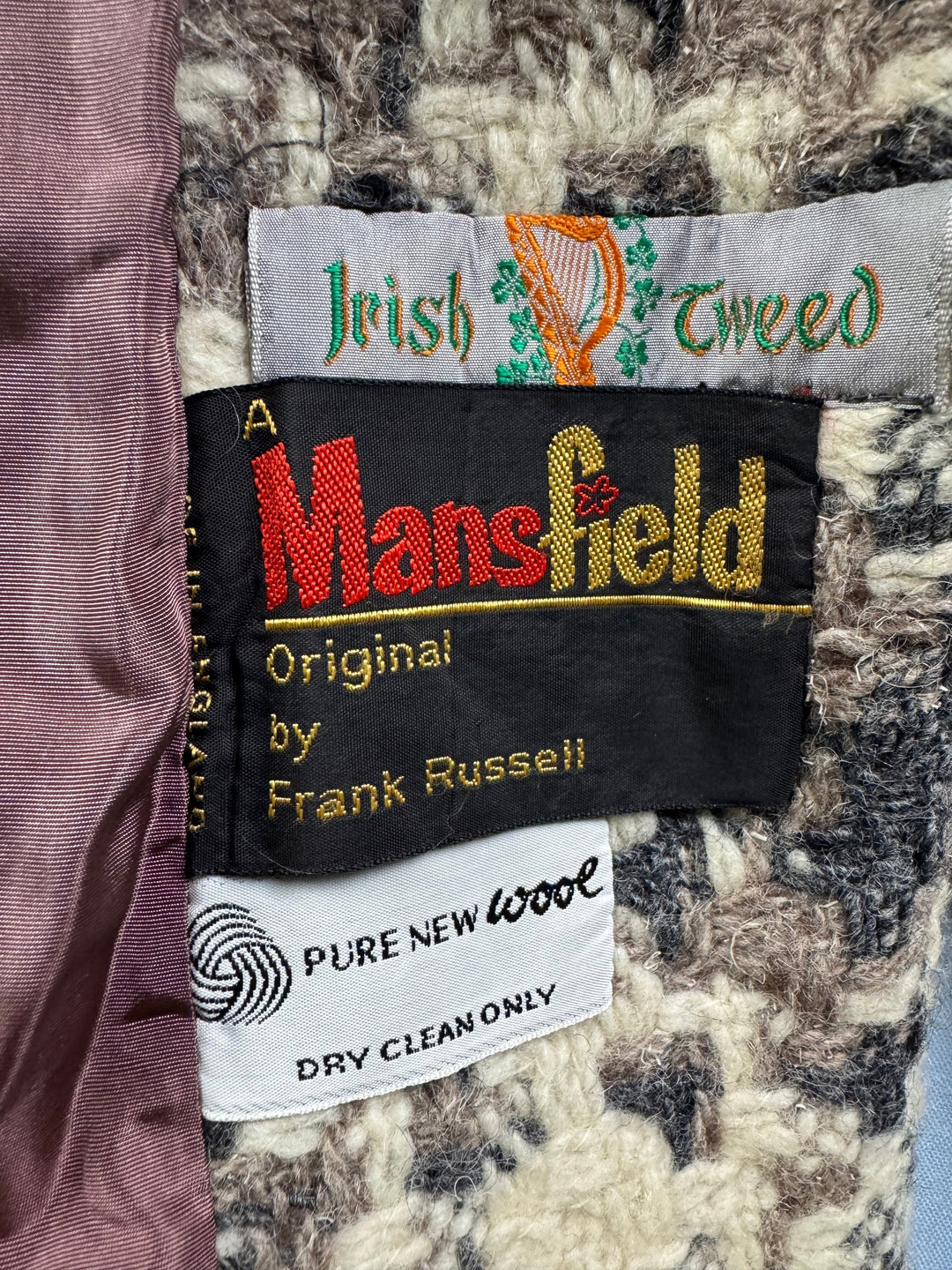 Mansfield Irish Tweed Jacket and Skirt Set - S - Think Vintage