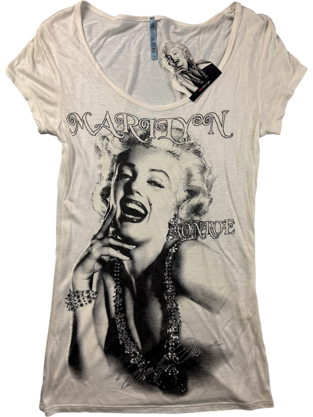 Marilyn Monroe Print Graphic T-Shirt - XS/S - Think Vintage ltd