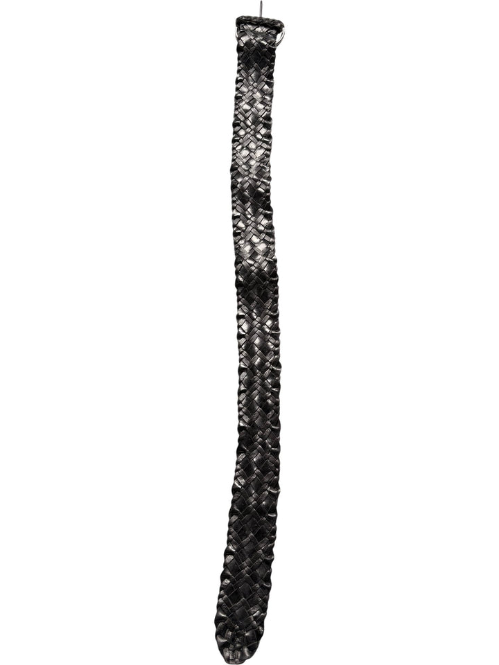 Marks & Spencer Black Woven Leather Belt - One Size Fits All