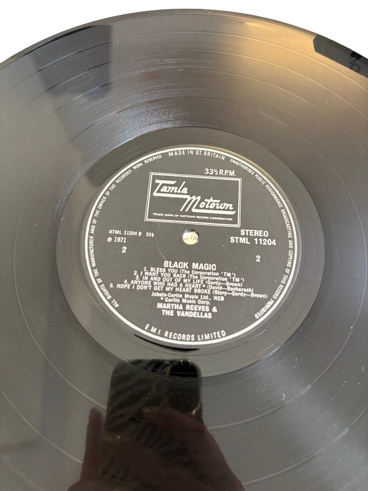 Martha Reeves & The Vandellas Black Magic Vinyl - Very Good - Think Vintage ltd