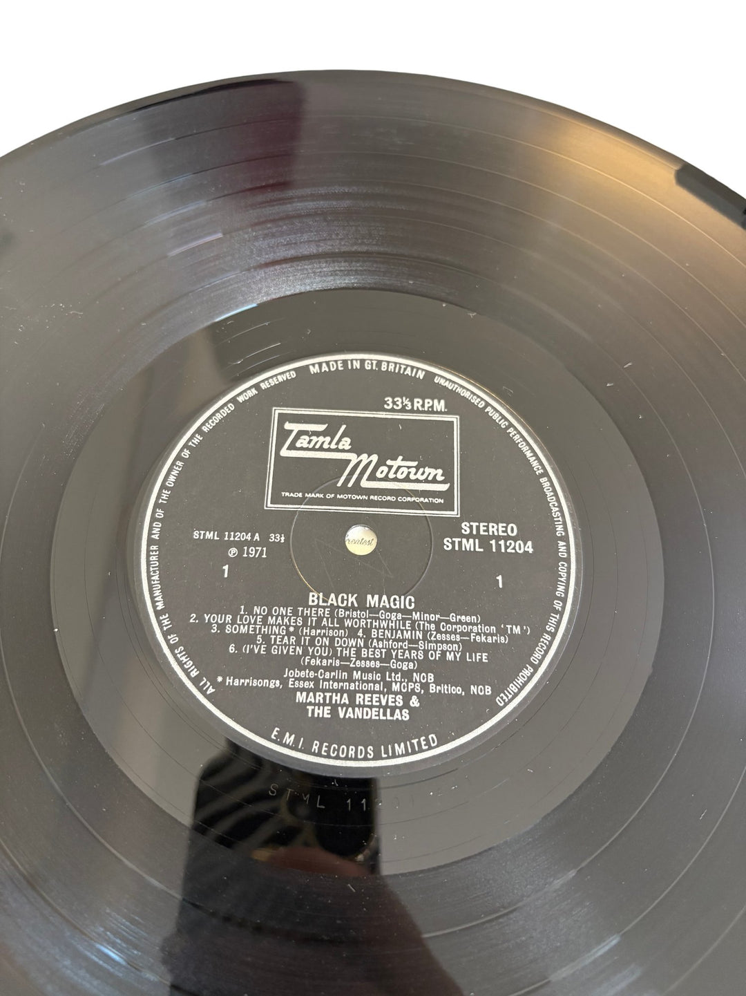 Martha Reeves & The Vandellas Black Magic Vinyl - Very Good - Think Vintage ltd