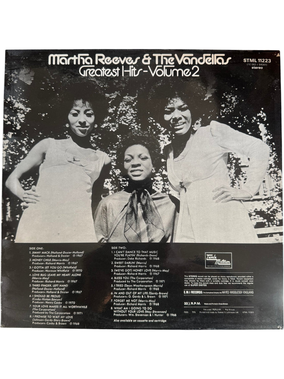 Martha Reeves & The Vandellas Greatest Hits Volume 2 - Very Good - Think Vintage ltd