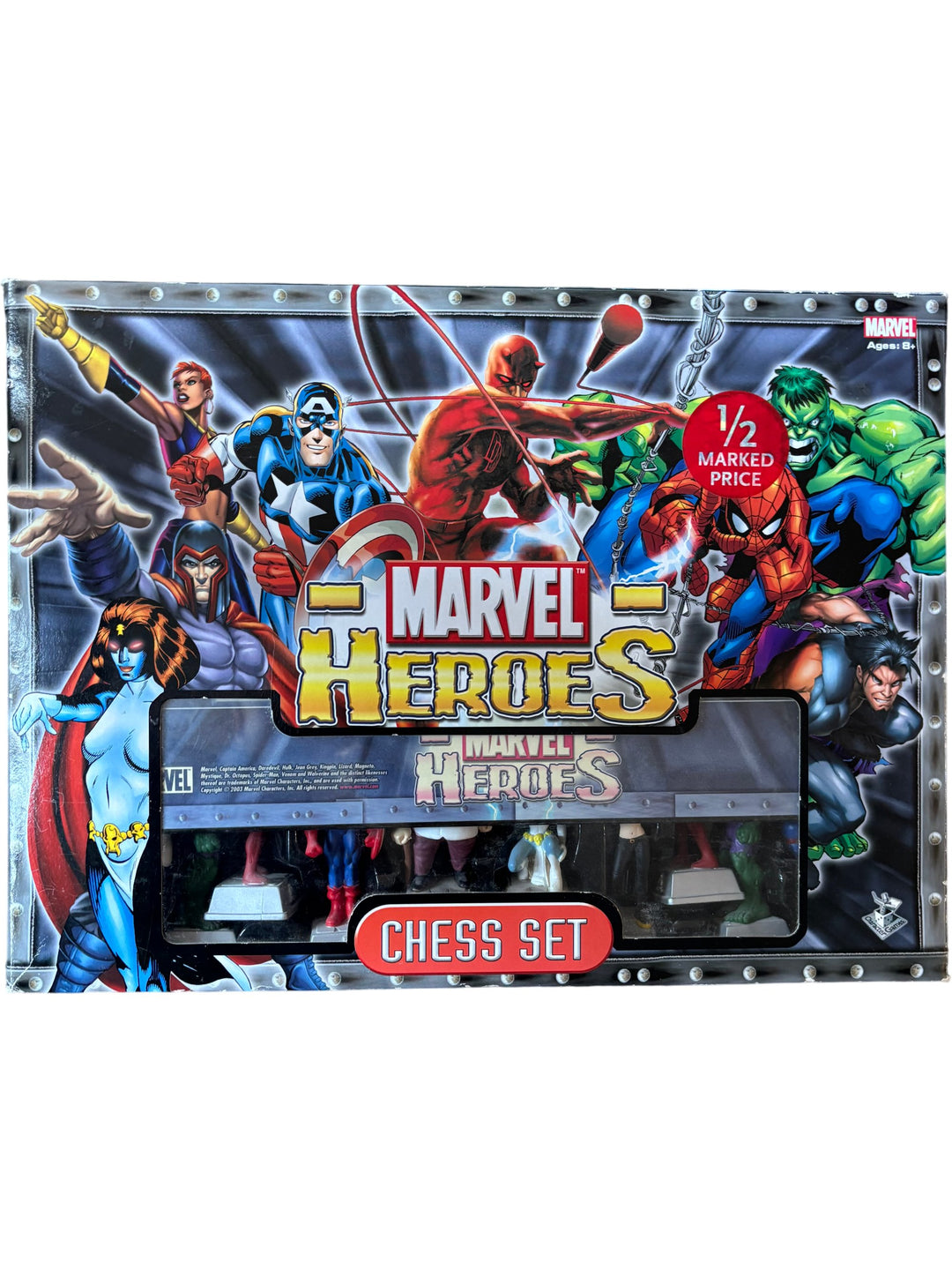 Marvel Heroes Chess Set Classic Games Featuring Iconic Characters Chess - Think Vintage