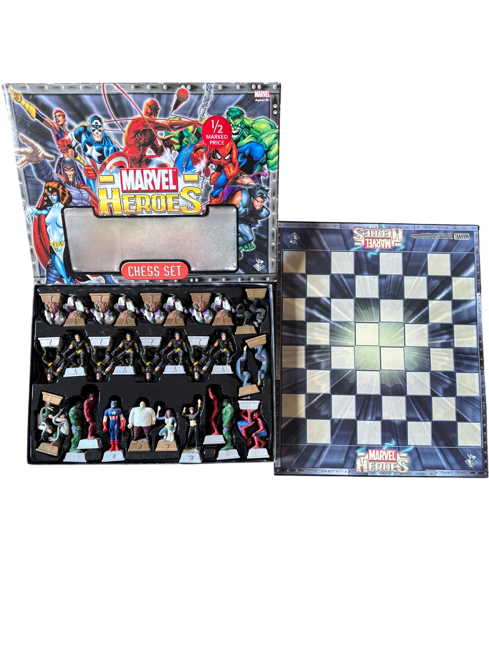 Marvel Heroes Chess Set Classic Games Featuring Iconic Characters Chess - Think Vintage