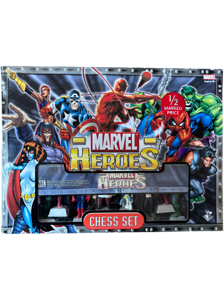 Marvel Heroes Chess Set Classic Games Featuring Iconic Characters Chess - Think Vintage ltd