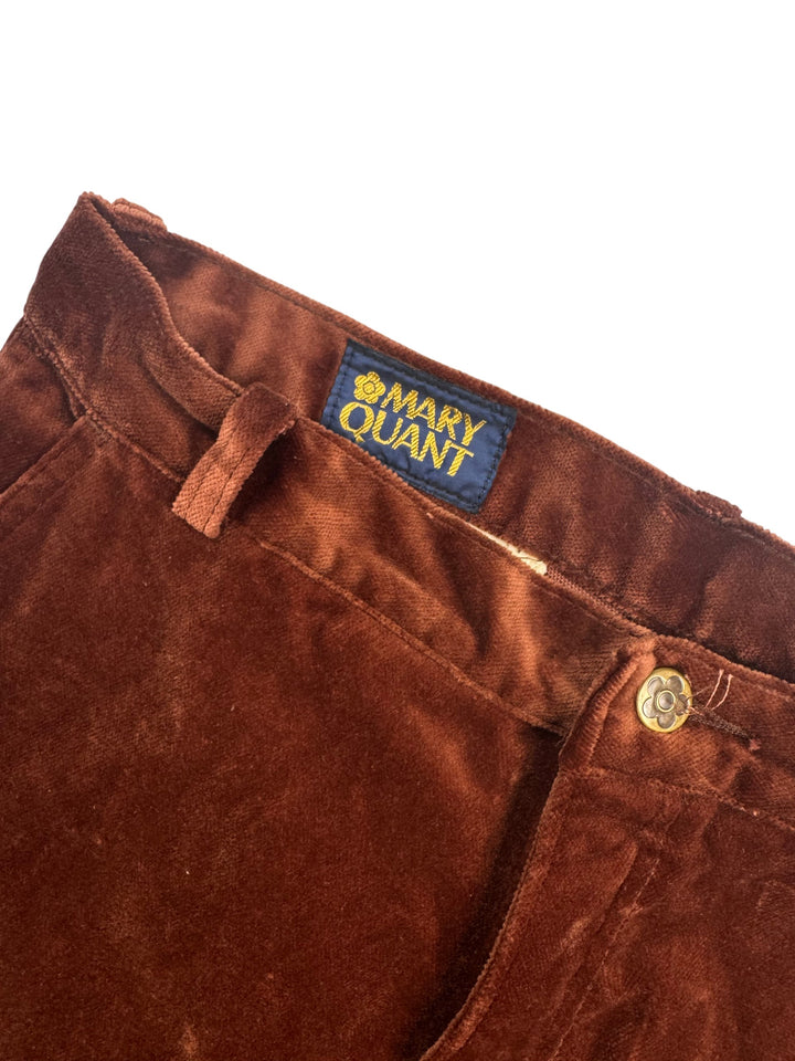 Mary Quant Cotton Trousers - W32 L36 - Think Vintage