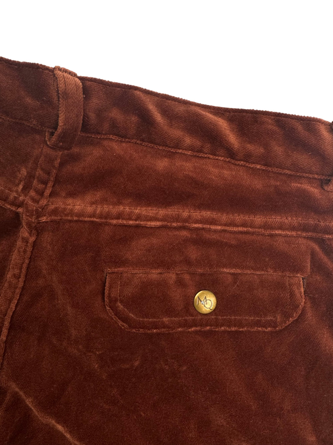 Mary Quant Cotton Trousers - W32 L36 - Think Vintage Online Ltd